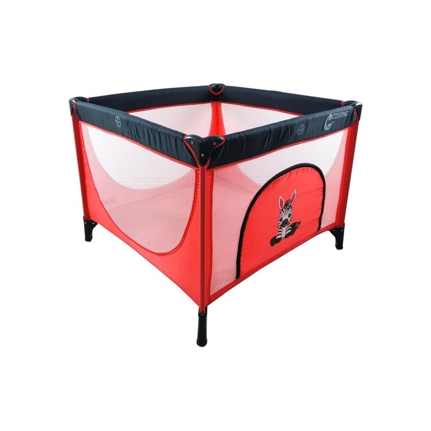 COSING - Parque para bebé EMA Zebra Red