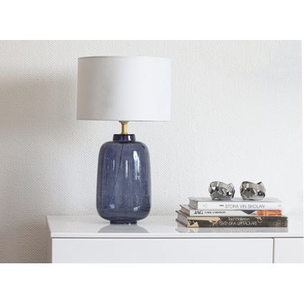 Cottex - Candeeiro de mesa BLAKE 1xE27/8W/230V azul