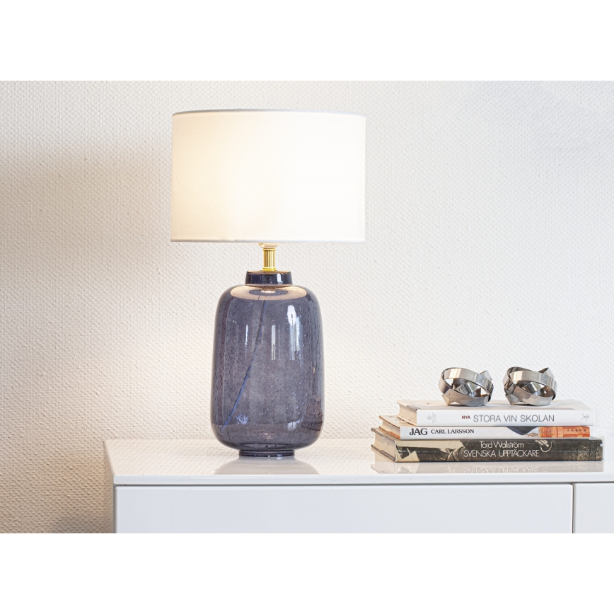 Cottex - Candeeiro de mesa BLAKE 1xE27/8W/230V azul