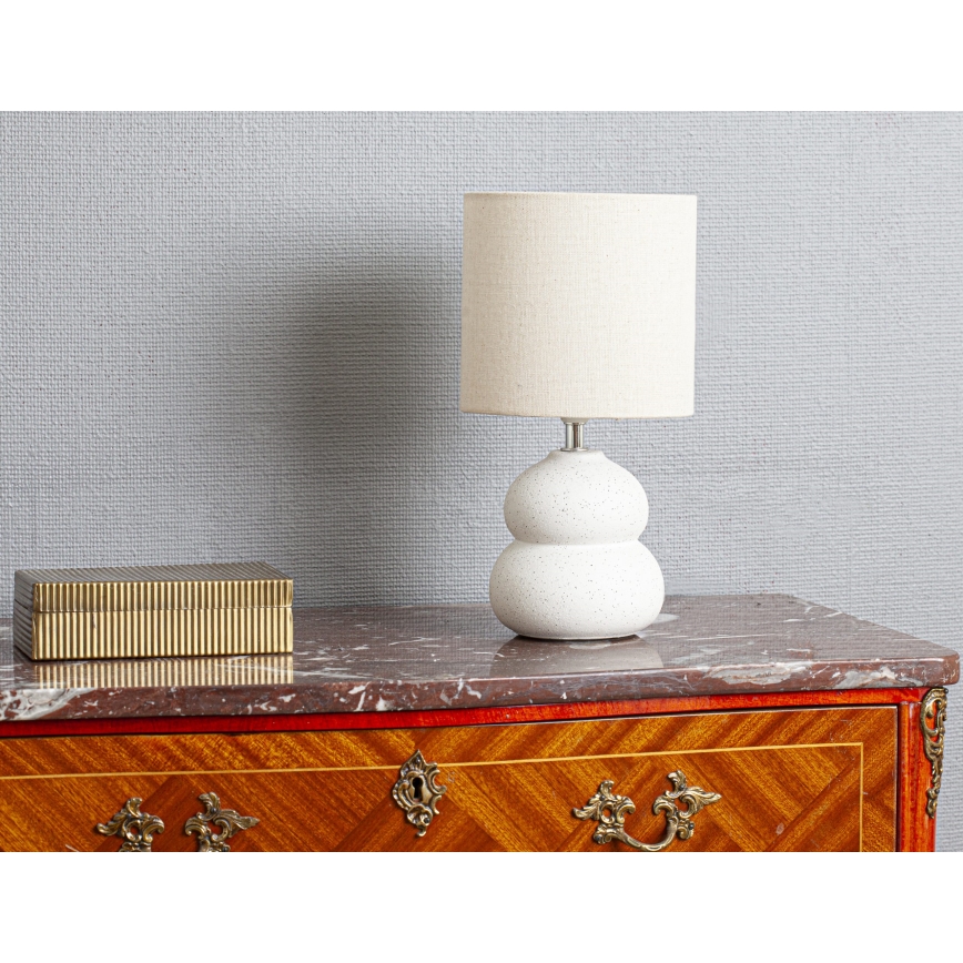 Cottex - Candeeiro de mesa LUCIE 1xE14/8W/230V creme