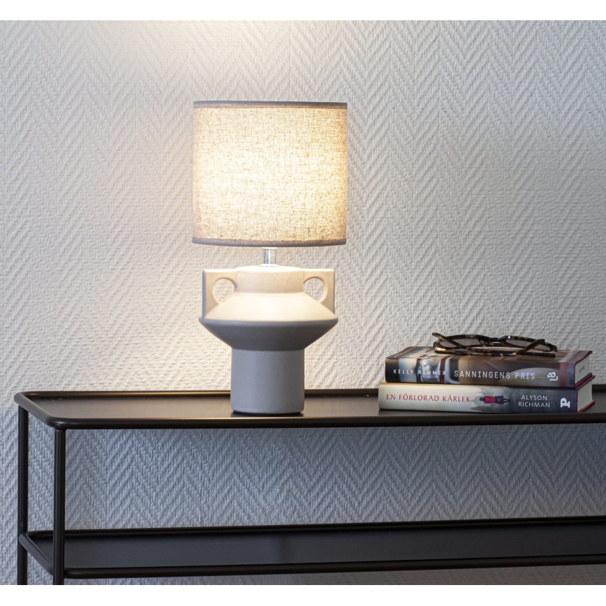 Cottex - Candeeiro de Mesa MATEO 1xE14/8W/230V bege