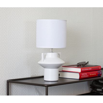 Cottex - Candeeiro de mesa MATEO 1xE14/8W/230V branco