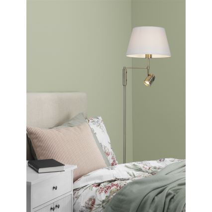 Cottex - Candeeiro de pé LIBRA 1xE27/60W/230V + GU10/40W