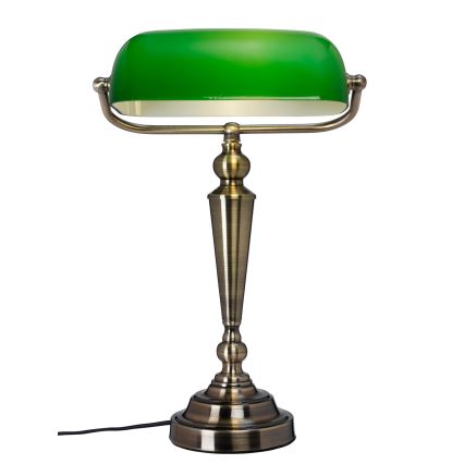 Cottex - Candeeiro de mesa THE BANKER 1xE27/60W/230V