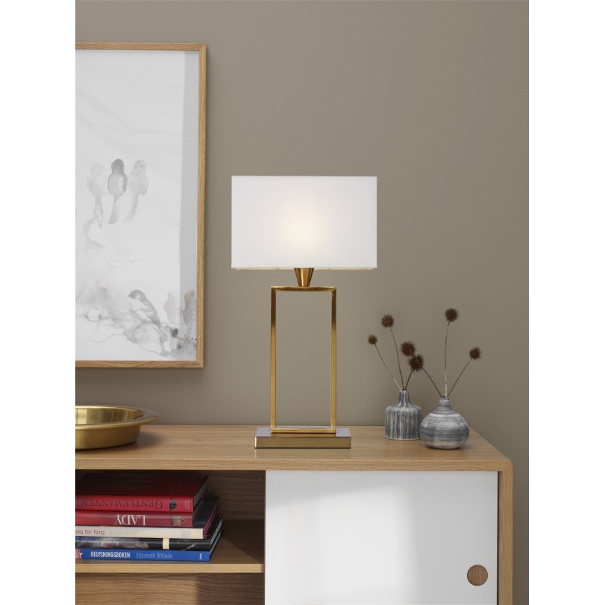 Cottex - Candeeiro de mesa KENSINGTON 1xE14/40W/230V dourado