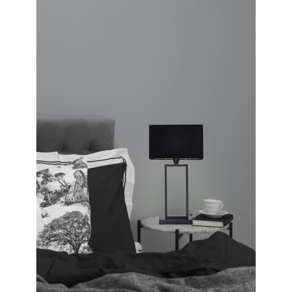 Cottex - Candeeiro de mesa KENSINGTON 1xE14/40W/230V preto