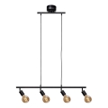 Cottex - Lustre suspenso em cabo ARC 4xE27/60W/230V