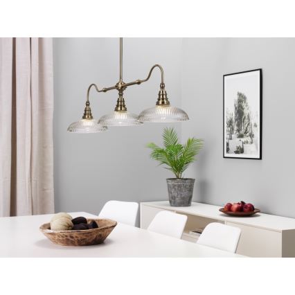 Cottex - Lustre de haste SNOOKER 3xE27/60W/230V