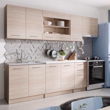Cozinha MARISA 260 cm, Carvalho Sonoma