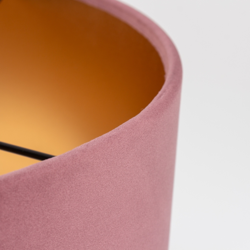 Cúpula de reposição para lustre ZWIS, diâmetro 38 cm, rosa/dourado