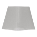 Cúpula de substituição para candeeiro de pé EMMA E27 34,5x39,5 cm cinzento