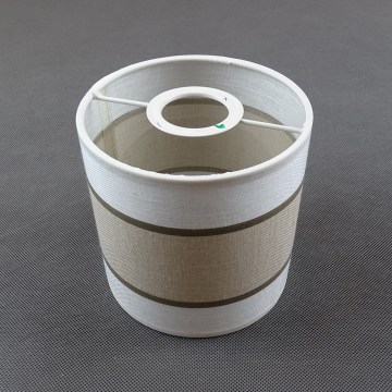 Cúpula de substituição para lustre CATTLEYA E27 branca/castanha