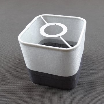 Cúpula de substituição para lustre e aplique TONI E27 preto/branco