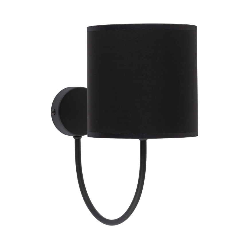 Cúpula de substituição universal WALEC para E27, diâmetro 16 cm, preto/dourado
