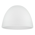 Cúpula de vidro de substituição para lustre com soquete E27, diâmetro 18 cm — vidro opalino