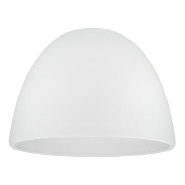 Cúpula de vidro de substituição para lustre com soquete E27, diâmetro 18 cm — vidro opalino
