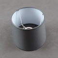 Cúpula sobressalente para candeeiro de mesa LAMA E27 Ø 19 cm cinzenta