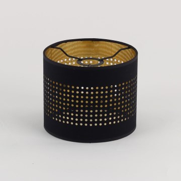 Cúpula sobressalente para lustre BOGART E27, Ø 16 cm, preta/dourada