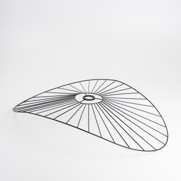 Cúpula universal CURITIBA 60x80 cm preta