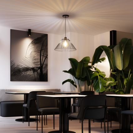 Cúpula universal CURITIBA, diâmetro 45 cm, preta