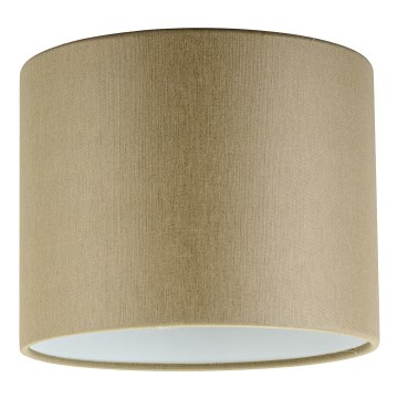 Cúpula universal de reposição cilíndrica para soquete E27 – Ø 20 cm, bege