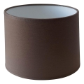 Cúpula universal de substituição cilíndrica para E27, Ø 16 cm, castanha