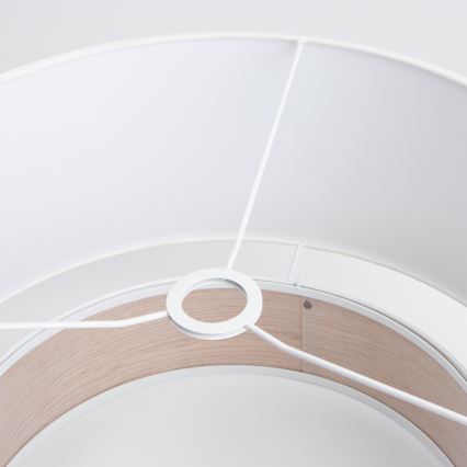 Cúpula universal KERIA, diâmetro 50 cm, branco/castanho