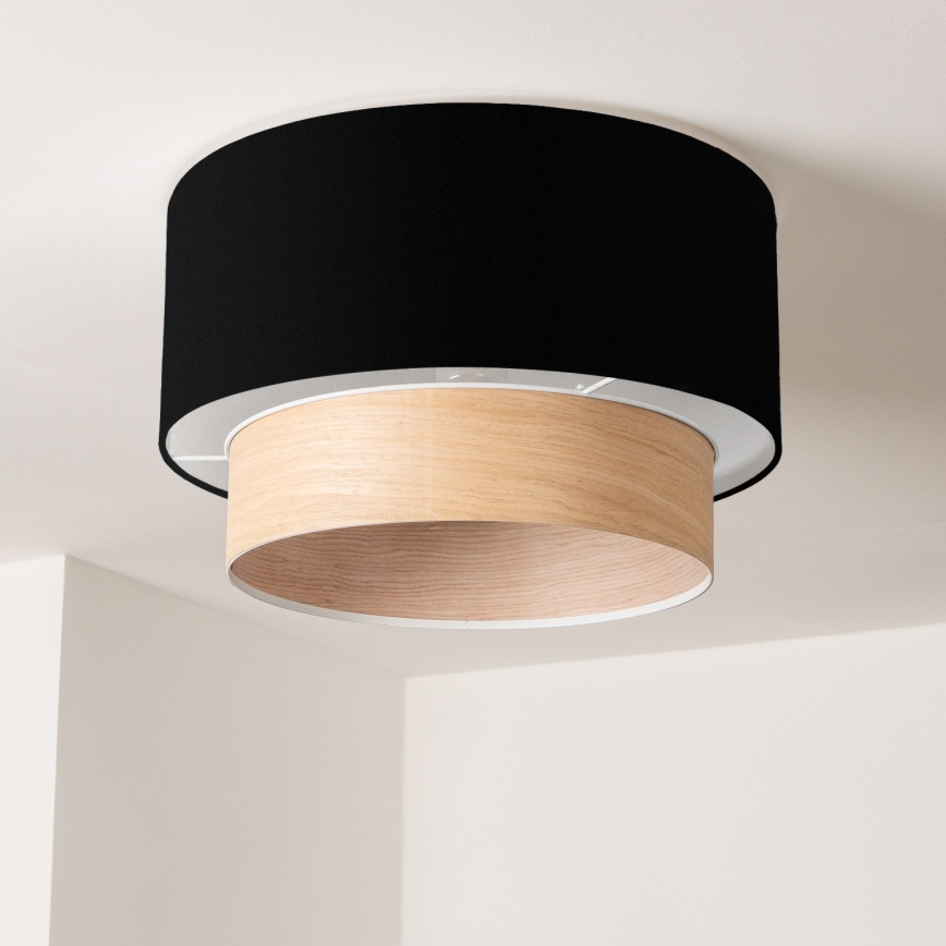 Cúpula universal KERIA, diâmetro 50 cm, preta/bege
