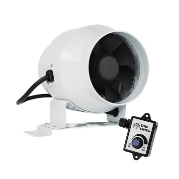 Dalap 24MF100 - Ventilador de conduta com motor económico e regulador de velocidade MF 100 EC 18W/230V
