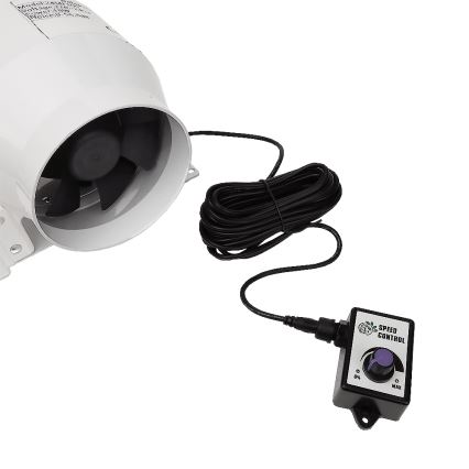 Dalap 24MF100 - Ventilador de conduta com motor económico e regulador de velocidade MF 100 EC 18W/230V