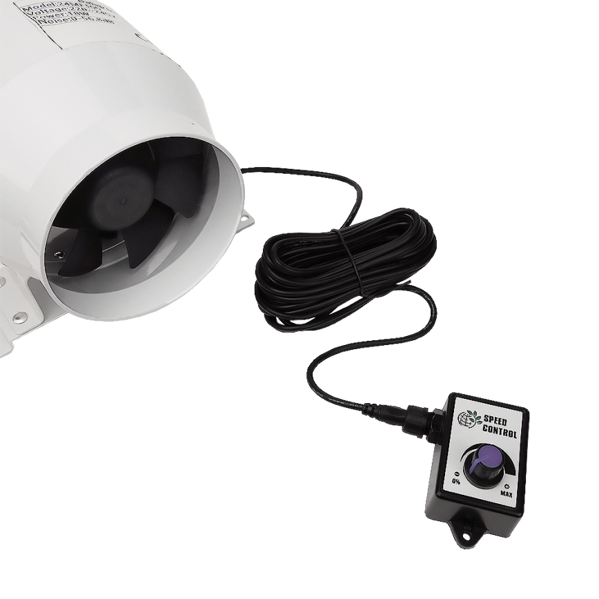 Dalap 24MF100 - Ventilador de conduta com motor económico e regulador de velocidade MF 100 EC 18W/230V