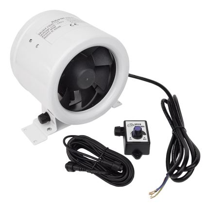 Dalap 24MF150 - Ventilador de conduta com motor económico e regulador de velocidade MF 150 EC 40W/230V