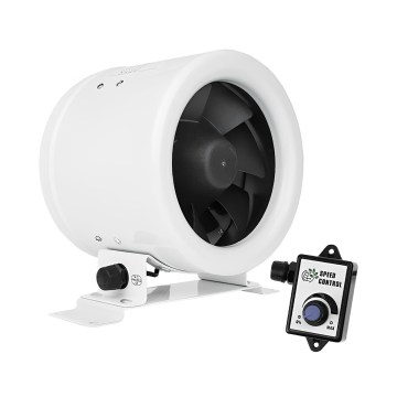 Dalap 24MF200 - Ventilador de conduta com motor económico e regulador de velocidade MF 200 EC 75W/230V