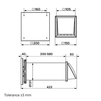 Dalap 24ZH01 - Recuperador de calor para ambiente HERO 9,4W/230V