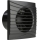 Dalap 41095ZW - Ventilador axial com temporizador e sensor de humidade 100 DARK ZW 8,4W/230V