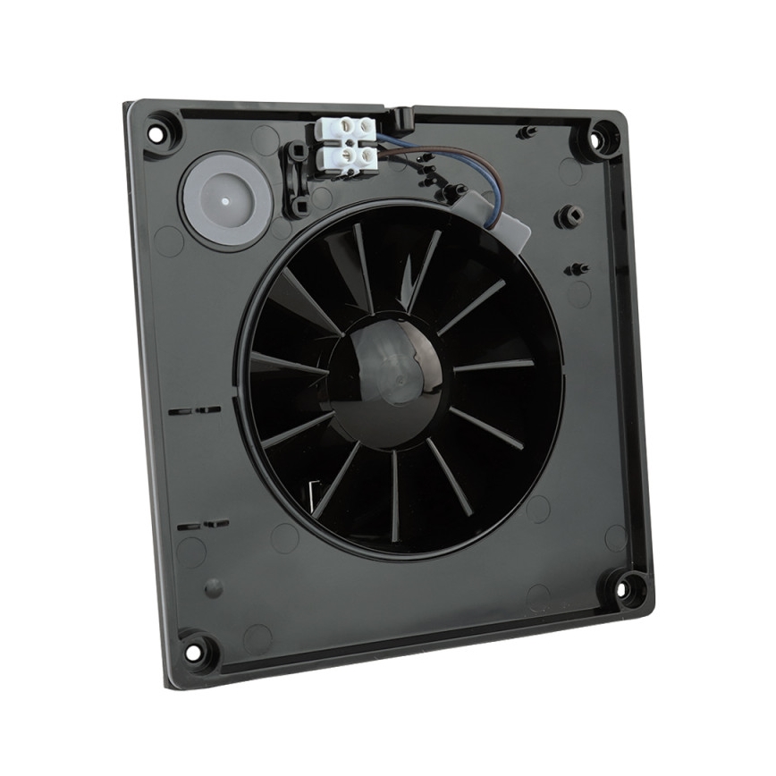 Dalap 41096ZW - Ventilador axial com temporizador 125 DARK ZW 10W/230V