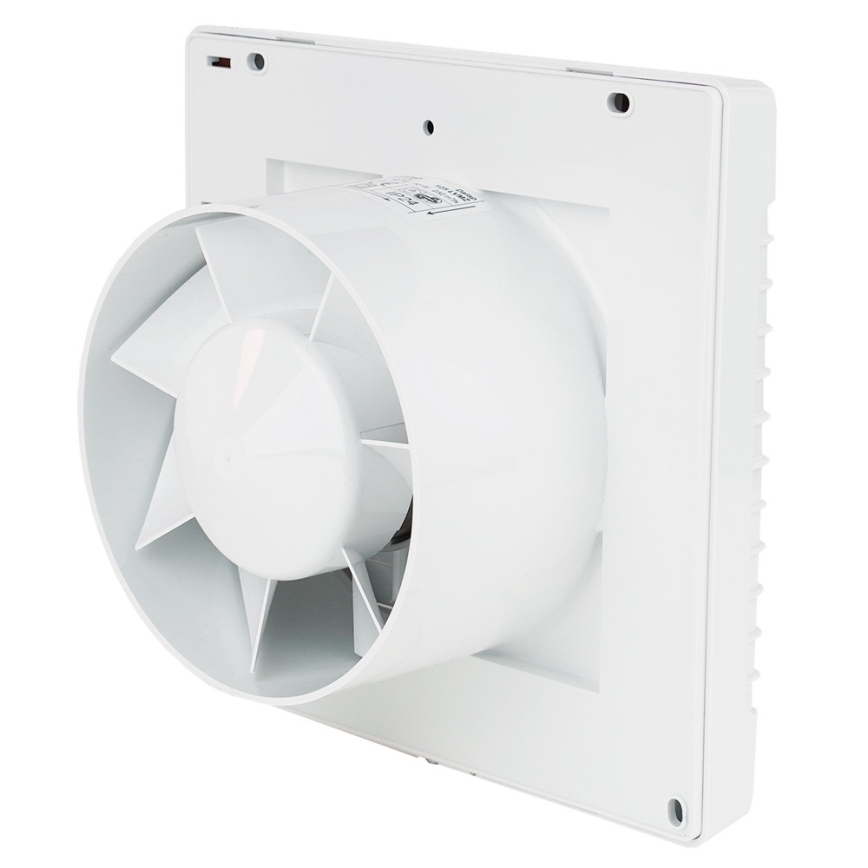 Dalap 41104 - Ventilador axial com obturador automático 100 LV 12 18W/12V