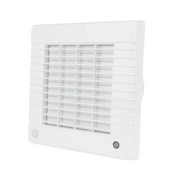 Dalap 41105 - Ventilador axial com obturador automático e temporizador 100 LVZ 12 18W/12V