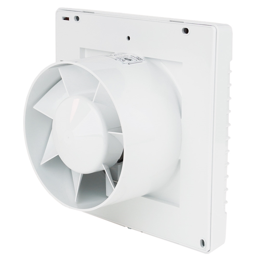 Dalap 41105 - Ventilador axial com obturador automático e temporizador 100 LVZ 12 18W/12V
