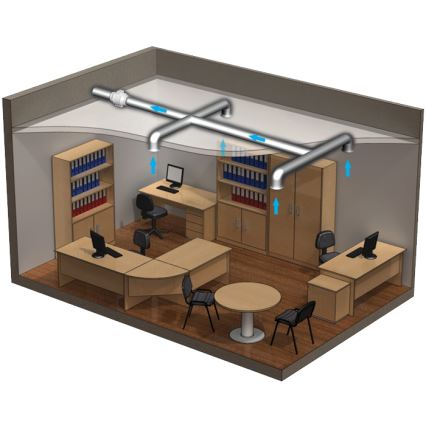 Dalap 8199 - Ventilador axial AP PROFI 100 25W/230V