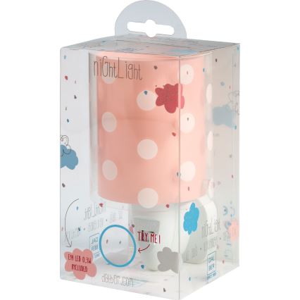 Dalber 41005S - Candeeiro LED pequeno para tomada DOTS 1xE14/0,5W/230V