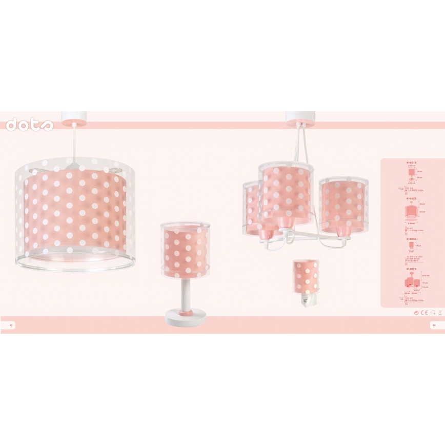 Dalber 41005S - Candeeiro LED pequeno para tomada DOTS 1xE14/0,5W/230V