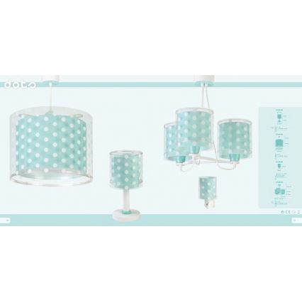 Dalber 41007H - Candelabro de criança DOTS 3xE27/60W/230V