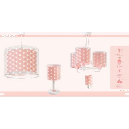 Dalber 41007S - Candelabro de criança DOTS 3xE27/60W/230V