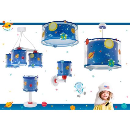 Dalber 41341N - Candeeiro infantil LED PLANETS 1xG4/4W/230V azul