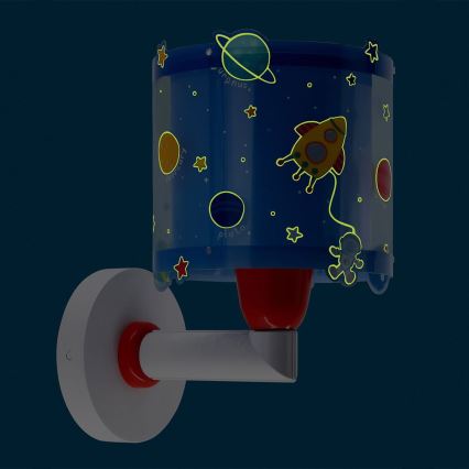 Dalber 41349 - Aplique de parede infantil PLANETS 1xE27/15W/230V