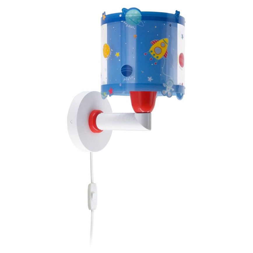 Dalber 41349 - Aplique de parede infantil PLANETS 1xE27/15W/230V