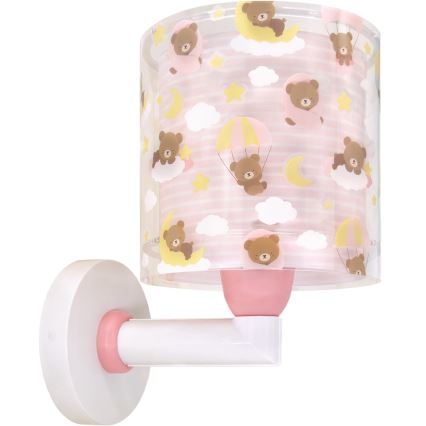 Dalber 41579S - Candeeiro de parede infantil BABY TEDDY 1xE27/15W/230V rosa