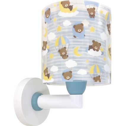 Dalber 41579T - Candeeiro de parede infantil BABY TEDDY 1xE27/15W/230V azul