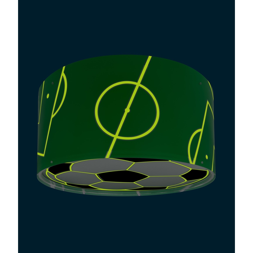 Dalber 41736 - Iluminação de teto de criança FOOTBALL 2xE27/15W/230V